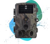 Professionele Wildcamera met Nachtzicht inclusief 32GB Micro SD Kaart – Wifi & Bluetooth – 36MP 2.7K Resolutie – 120° Hoek Bewegingssensor – IP65 Waterdicht – Wildlife Camera en Nachtcamera