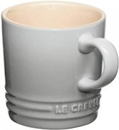 Le Creuset 6 aardewerken koffiebekers Mist Grey 0,2l