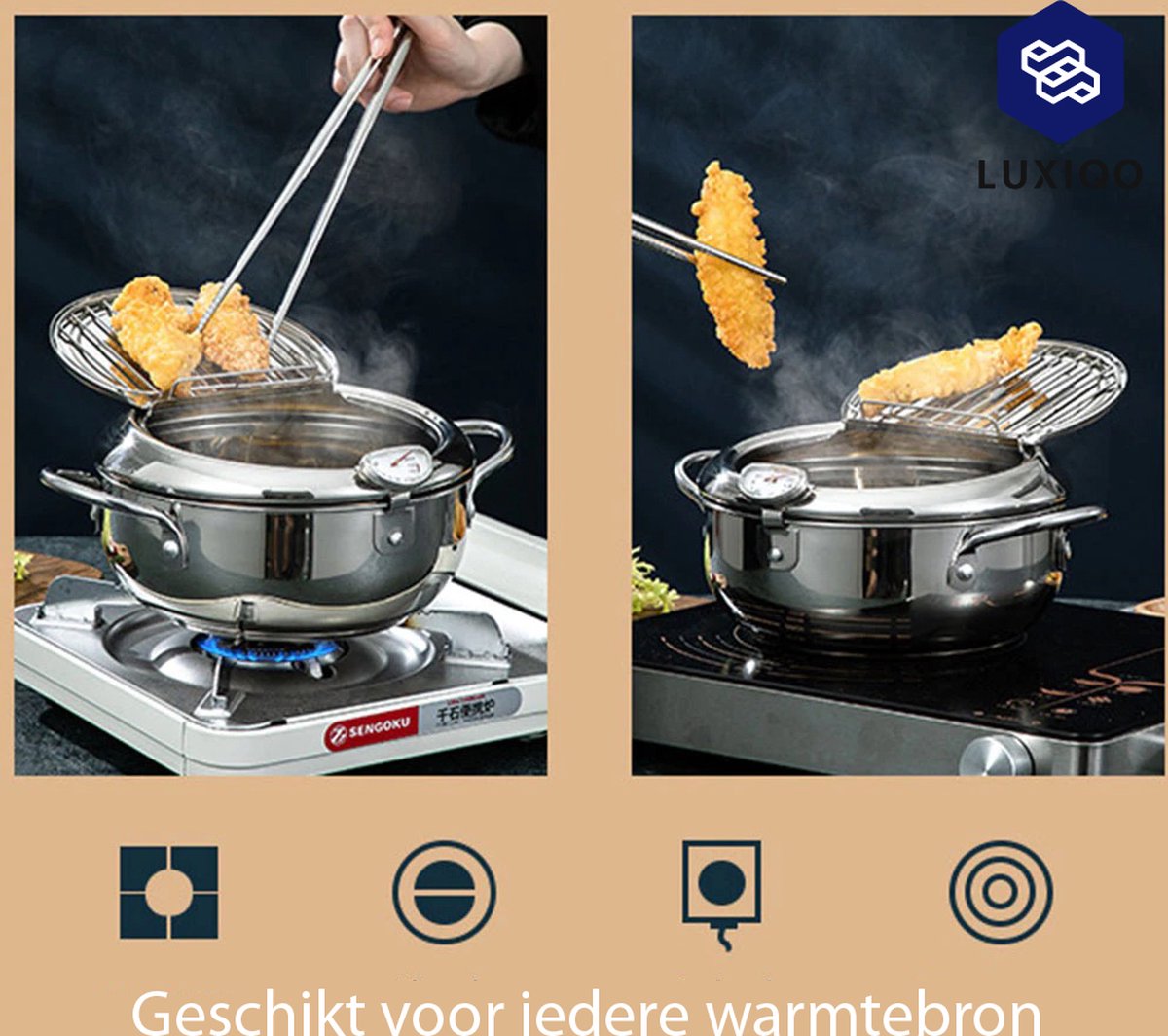 Frituurpan inductie 220V – Partyverhuur Leerdam