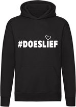 Doeslief hoodie | liefde | vrede | unisex | trui | sweater | hoodie | capuchon