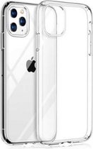 LuxeBass Hoesje geschikt voor iPhone 11 Pro Max Hoesje Transparant - Siliconen Case - telefoonhoes - gsm hoes - gsm hoesjes