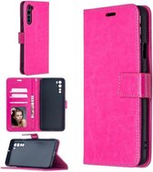 LuxeBass Hoesje geschikt voor Xiaomi REALME X50 5G hoesje book case roze - telefoonhoes - gsm hoes - telefoonhoesjes