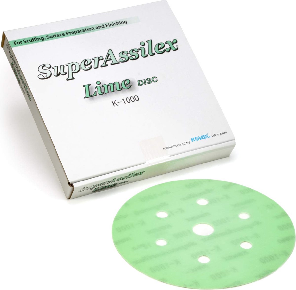 Kovax I Super Assilex I Lime I Disc I K1000 I Schuurpapier