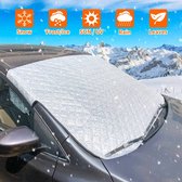 Voorruitafdekking | Auto | Zonwering | Afdekking | Fixatie | Opvouwbare | Autoafdekking | Tegen UV-straling | Zon | Stof | IJs | Vorst | Sneeuw | 4 Lagen | Waterdicht | 145 x 98 Cm