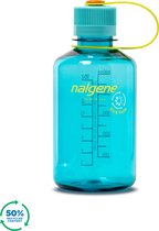 Nalgene Narrow Mouth Bottle - gourde - 16 oz - sans BPA - SUSTAIN - Cerulean