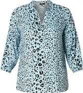 ES&SY Rosanna Blouse - Light Blue/Multi-Col - maat 36
