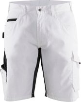 Blaklader Schildersshorts met stretch 1094-1330 - Wit/Donkergrijs - C44