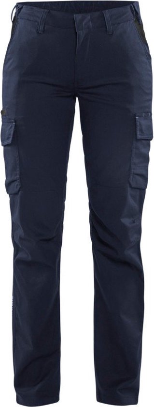 Blaklader Dames industrie werkbroek stretch 7144-1832 - Donker marineblauw/Zwart - C36