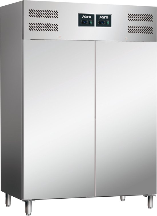 Koelvriescombinatie | RVS | 2x537 liter | Saro | GN120DTV | 323-1225