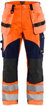 Blaklader Multinorm inherent werkbroek 1589-1513 - High Vis Oranje/Marineblauw - C46