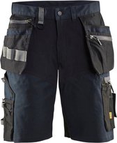 Blaklader Short avec poches stretch et clous 1598-1343 - Marine foncé / Zwart - C58