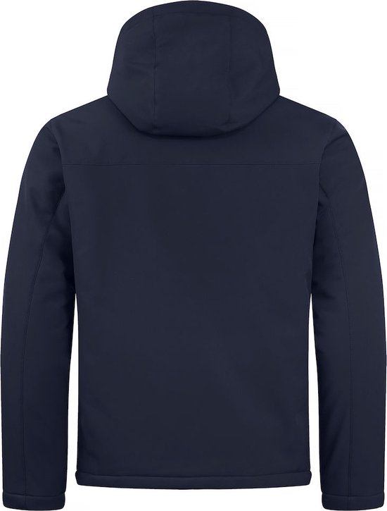 Clique Padded sweat à capuche softshell marine foncé m