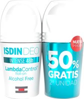 Isdin Lambda Control Intense 48h Roll-on Deodorant Fresh Duo 2 X 50 Ml