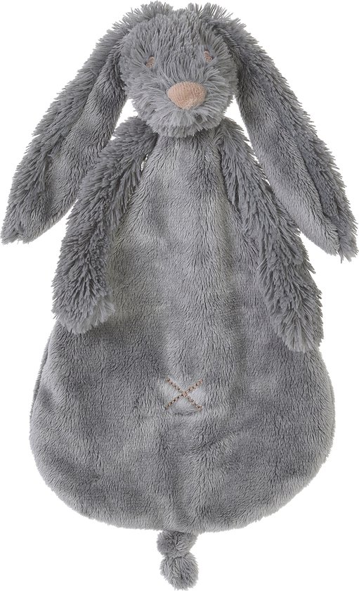 Happy Horse Geschenkverpakking Konijn Richie Donker Grijze Knuffel no. 1 - 28 cm / Knuffeldoekje van Happy Horse — afbeelding 3