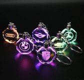 Led Sleutelhanger - Seat - Gift - auto accessoire - gegraveerd in glas