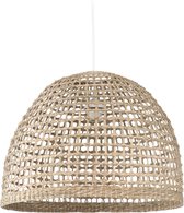 Kave Home - Abat-jour pour lampe suspendue Cynara en fibres 100% naturelles avec finition naturelle Ø 49 cm