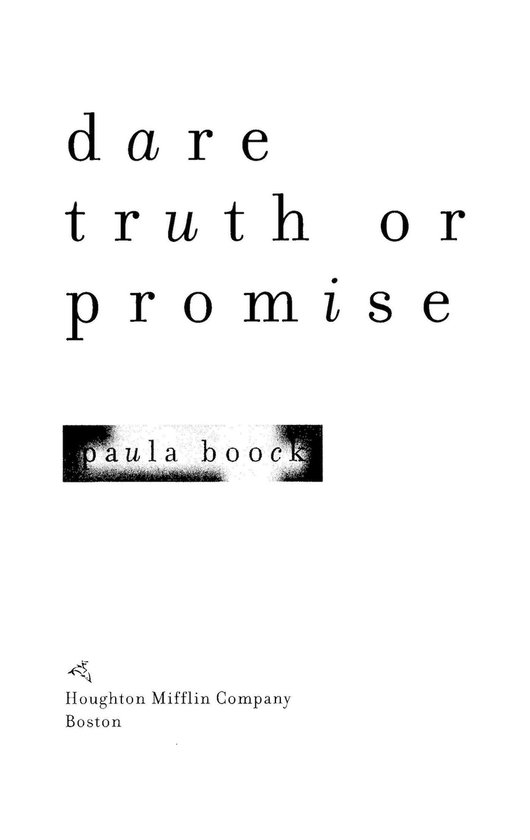 Dare Truth Or Promise - cover