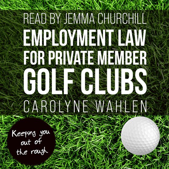 Employment Law for Private Member Golf Clubs - cover