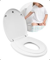 Landys WC Bril met Verkleiner - Handige Toiletverkleiner met Afneembare WC Bril voor Kind - Softclose - Wit