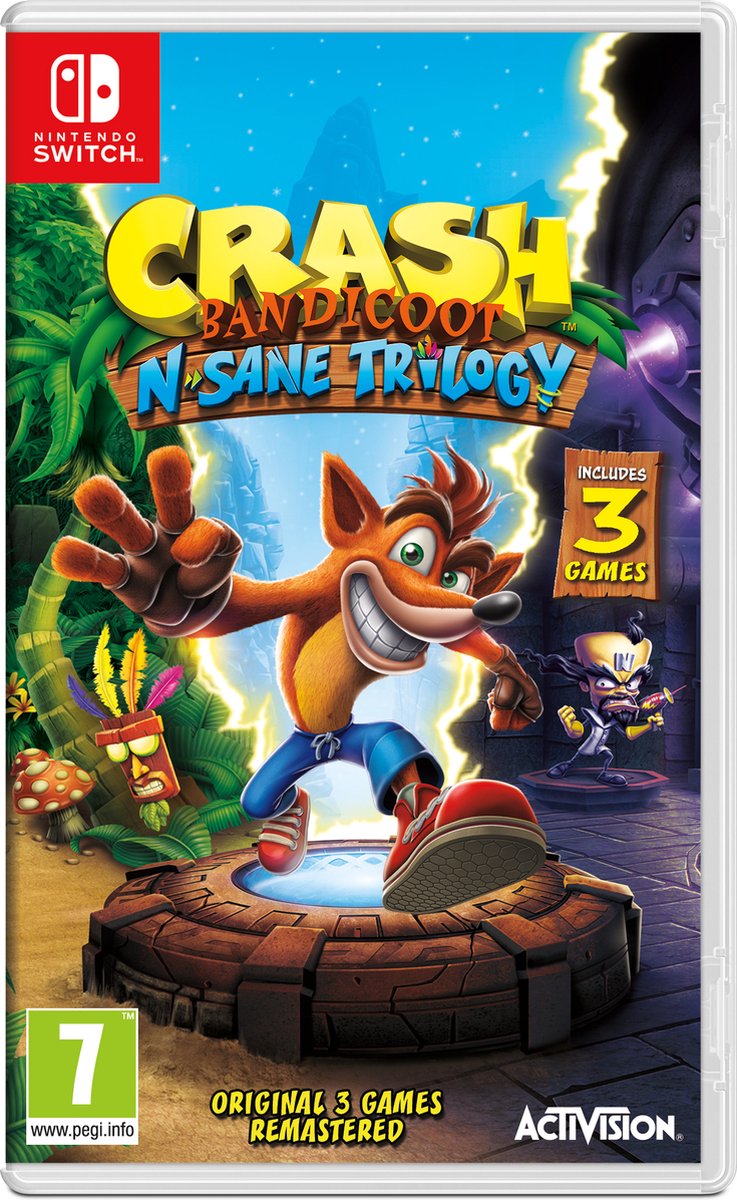 Crash Bandicoot N. Sane Trilogy - Nintendo Switch - Activision Blizzard Entertainment
