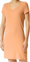 Schiesser Slaapshirt korte mouwen 90 cm lang Modern Rib - Natural Dye