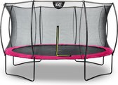 EXIT Silhouette trampoline rond ø366cm - roze