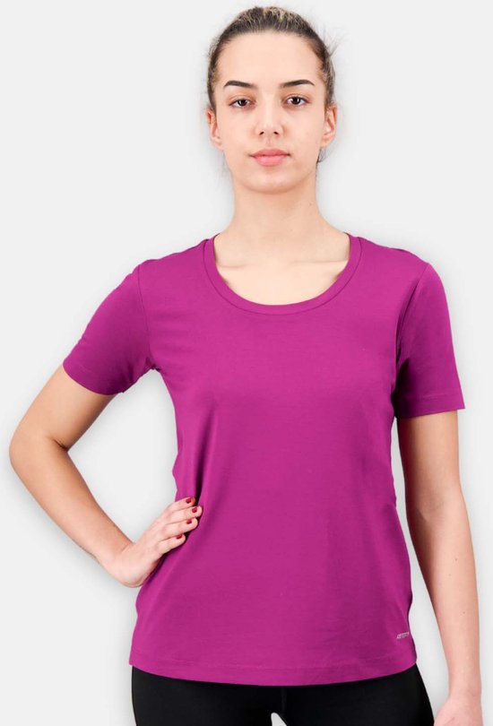 Artefit Tunya Regular Fit T-Shirt for Women - Chemise pour Femme - Violet - M