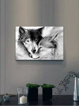 Diamond Painting Volwassenen - Diamond Painting Kinderen - Wolf - 30x40cm