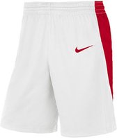 Nike team basketball stock short junior wit rood NT0202103, maat 128