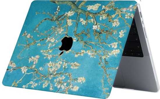 Lunso - housse - MacBook Pro 14 pouces (2021) - Van Gogh Almond Blossom