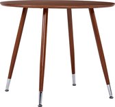 Decoways - Eettafel 90x73,5 cm MDF bruin