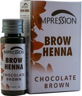 Impression Henna Wenkbrauwverf | Chocolade Bruin | Chocolate Brown | Chocolat brun | Brow Henna | Goed voor meer dan 20 behandelingen