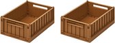 Liewood Kratjes Weston Small - Golden Caramel (set van 2)