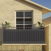 PVC Privacy Shield - Balkon  Hek-Tuin Hek-Hek-Outdoor Jaloezieën Scherm - Roller Visuele Bescherming- 300x100cm