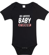 Liefste baby uit Brabant baby rompertje zwart jongens en meisjes - Kraamcadeau - Babykleding - Brabant provincie romper 80