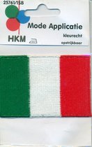 Itailie vlag applicatie strijkbaar