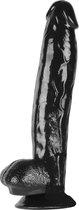 TipsToys Realistische Dildo met Zuignap SexToys Vrouwen Ø 4.8 cm Zwart