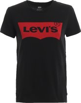 Levi's The Perfect Large Batwing Tee 173690201, Vrouwen, Zwart, T-shirt, maat: XXS