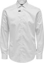 onsALVES LS 2-PLY EASY IRON AOP OVERHEMD (L)