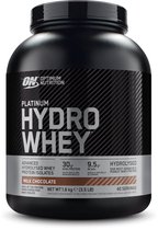 Bol.com Optimum Nutrition Hydrowhey - Eiwitpoeder / Proteine Shake - 1560 gram - 39 Doseringen - Chocolate - 1 Pot aanbieding