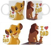 Disney Mok Lion King met tekst I Love Dad