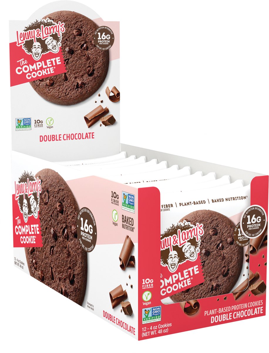 Lenny & larry's The Complete Cookie - 1 doos - Double Chocolate
