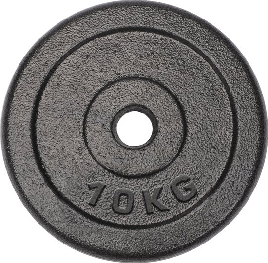 DoYourFitness - 10 kg 100% gietijzer halterschijven - Haltergewichten -  28/29 mm... | bol.com