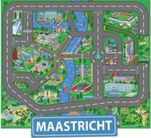 Carperoo Maastricht Speelkleed - Speelmat - 130x160cm - Speelmat Baby - Speeltapijt - Speelkleed Jongens - Autokleed - Speelkleed Meisjes - Verkeerskleed