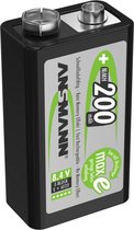 Batterie Ansmann 9V maxE - 1 pièce - 200 mAh