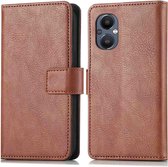 iMoshion Luxe Booktype OnePlus Nord N20 5G hoesje - Bruin