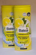 Cremedusche Balea - Buttermilk en Lemon- Per 2 stuks!