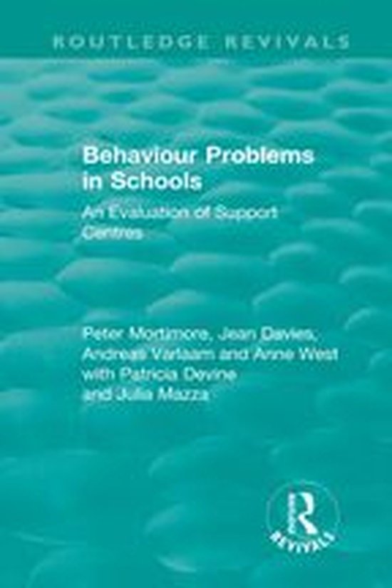 Routledge Revivals - Behaviour Problems in Schools - cover