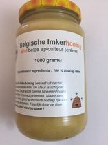 Honingland : Belgische Imkerhoning, Miel belge apiculteur ( crème )   1000 gram.
