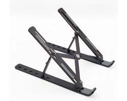 Laptopstandaard zwart verstelbaar